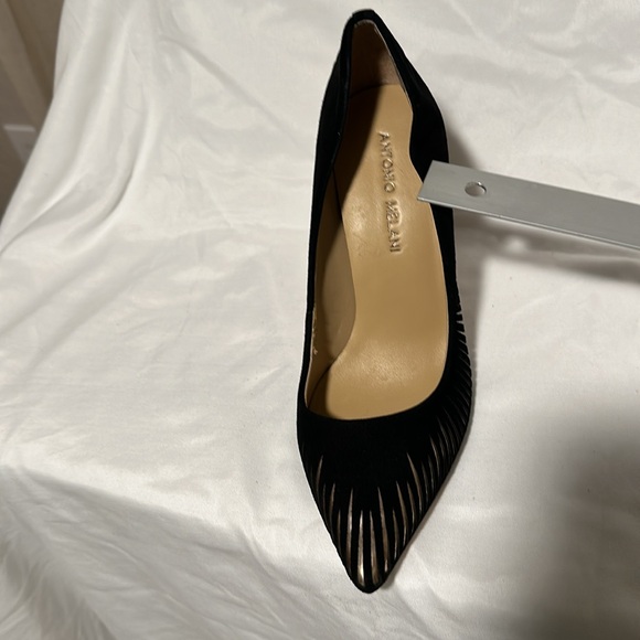 HIGH HEELS ANTIONO MELANI BLACK AND GOLD - Picture 7 of 7